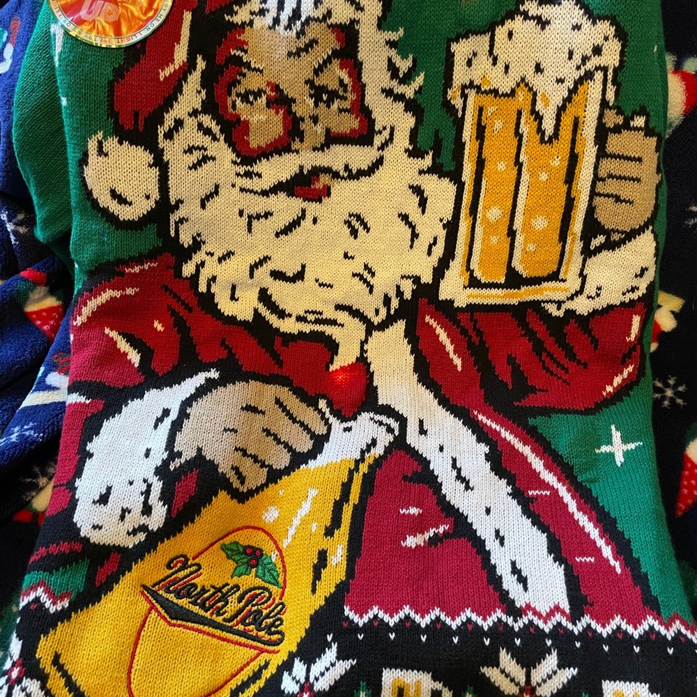 Small LIGHT UP UGLY SWEATER